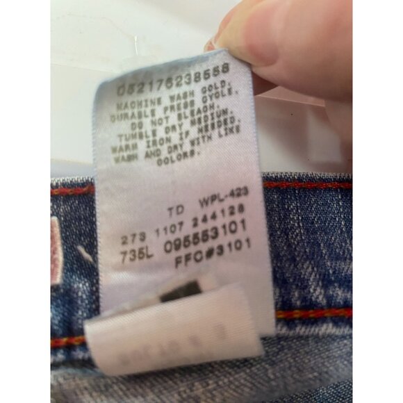 Levi's Relaxed Fit 550 Boot Cut Women's 22W Short 5 Pocket Denim Jeans - Picture 12 of 12